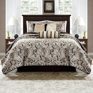 Aubrey Quilted Reversible Coverlet Set