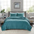 Keaton Teal Coverlet Set