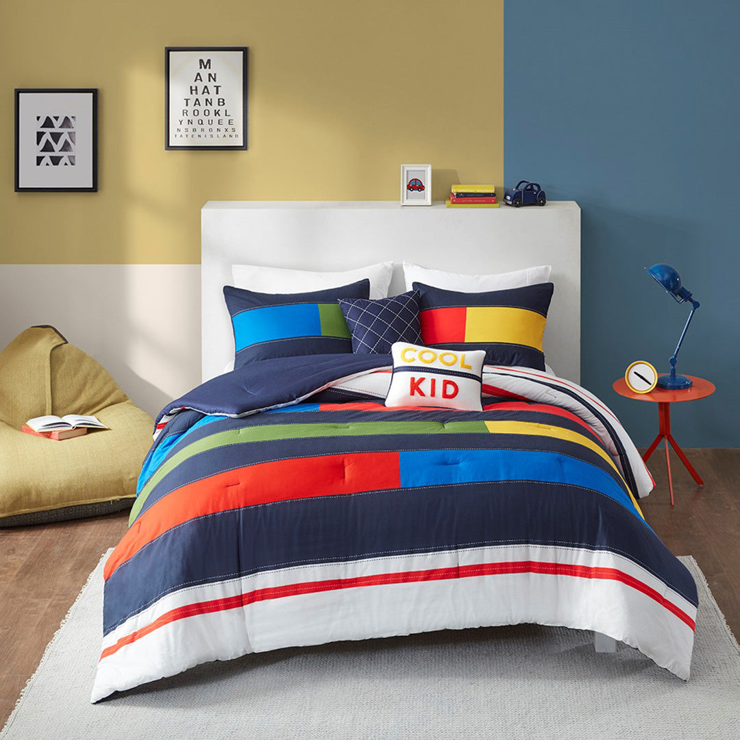 Morris Stripe Comforter Set