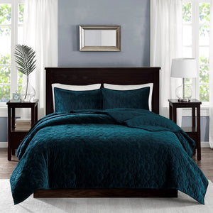 Harper Teal Coverlet Set