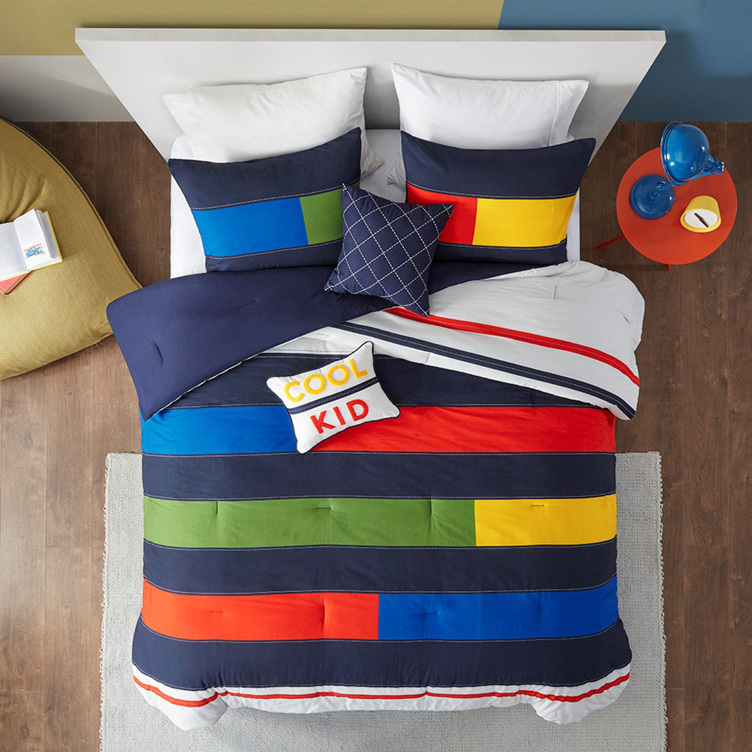 Morris Stripe Comforter Set
