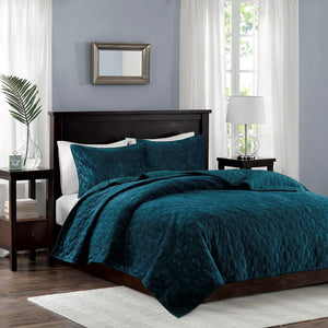 Harper Teal Coverlet Set