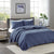 Keaton Navy Coverlet Set