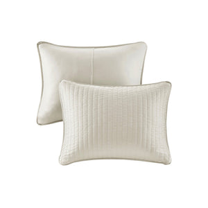 Keaton Cream Coverlet Set