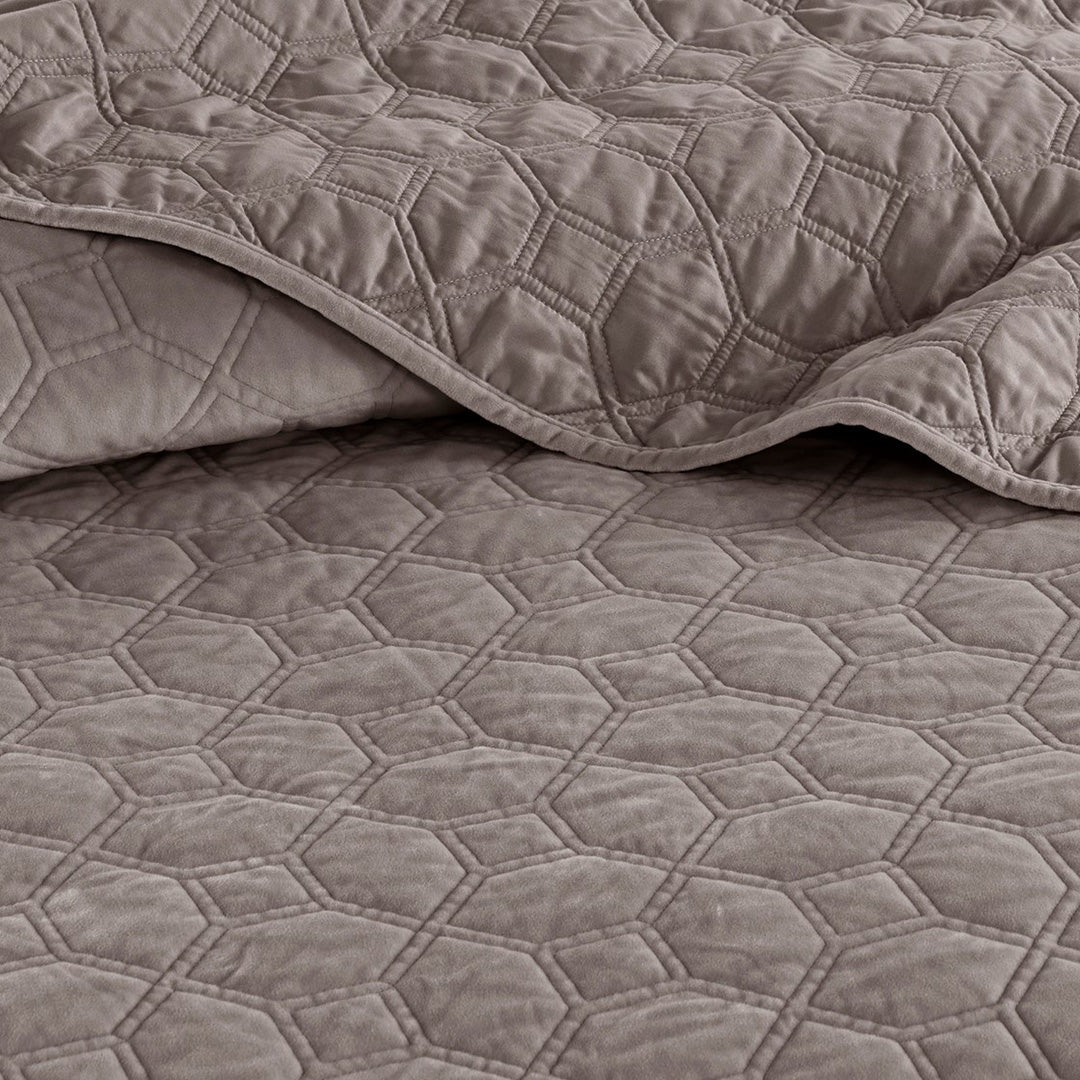 Harper Taupe Coverlet Set
