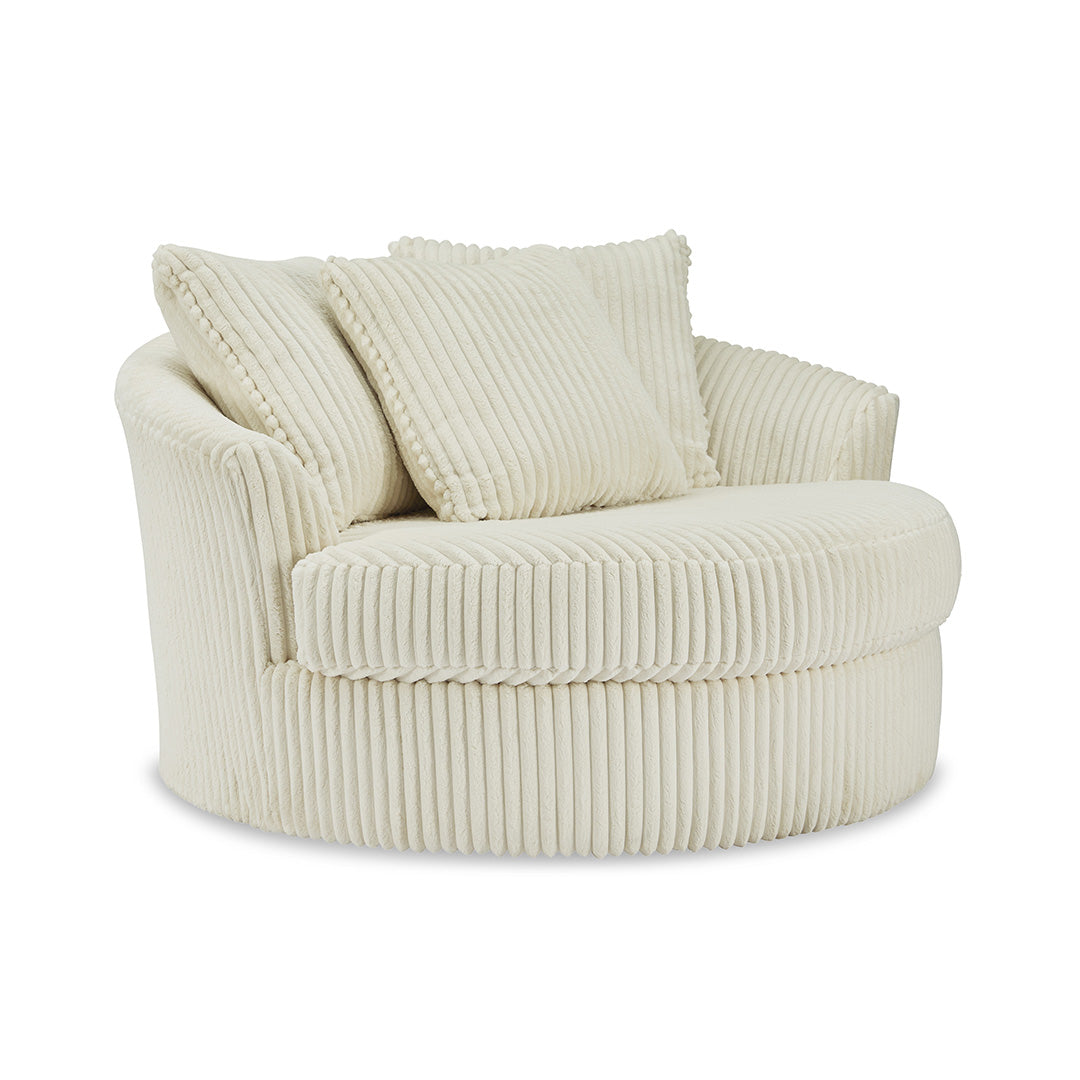 Sillón giratorio extragrande Lindyn 