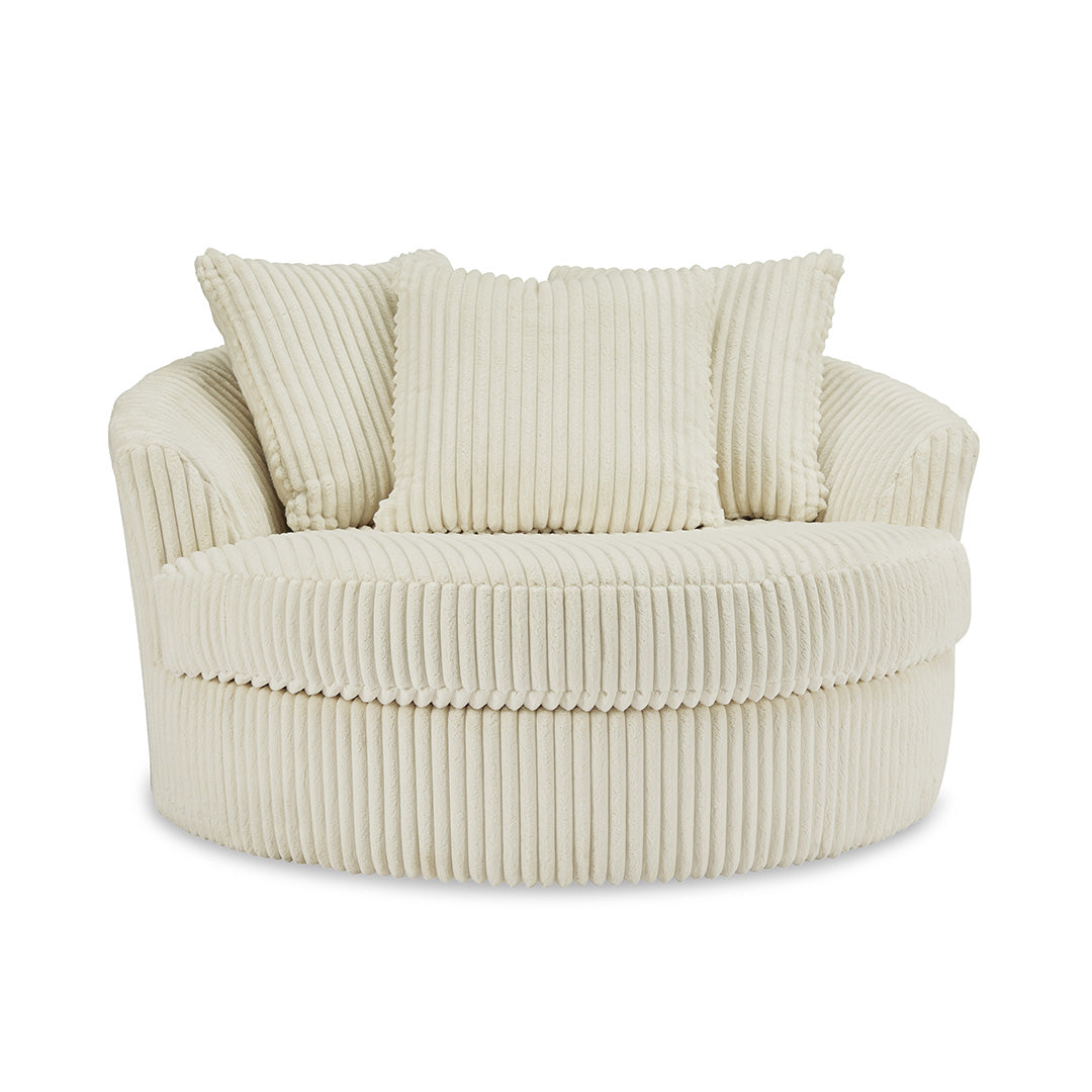 Sillón giratorio extragrande Lindyn 