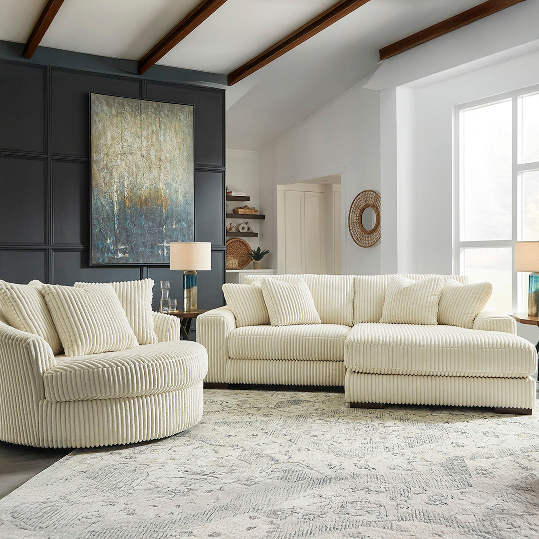 Sillón giratorio extragrande Lindyn 