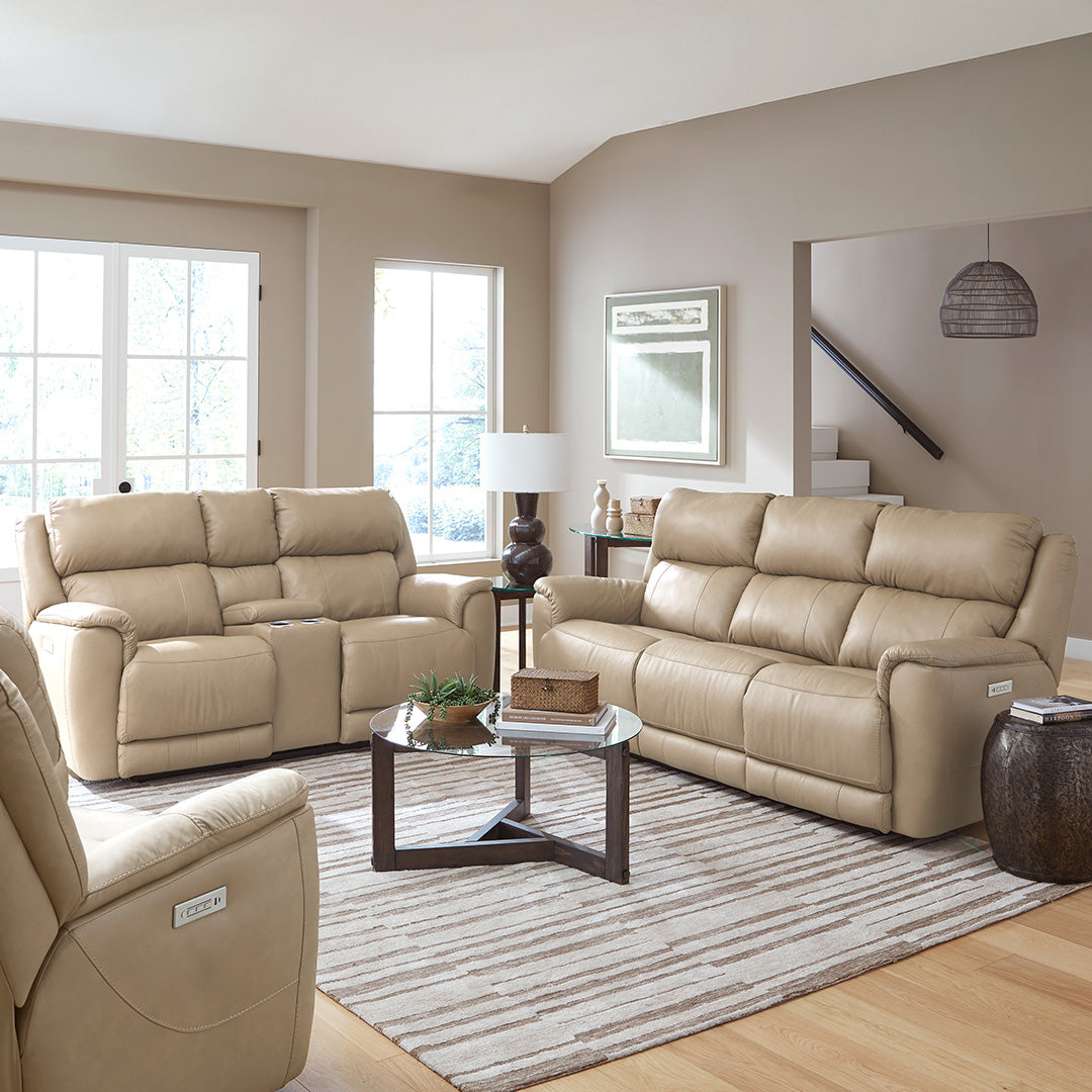 Grace Leather Zero-G Power Reclining Loveseat