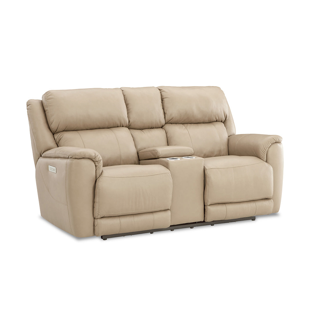 grace leather zero g power reclining loveseat from Home Stretch