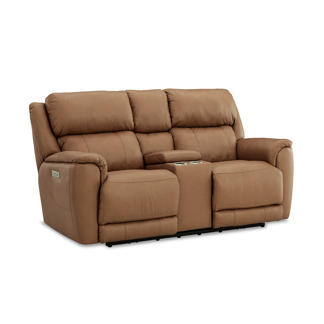 Grace Leather Zero-G Power Reclining Loveseat