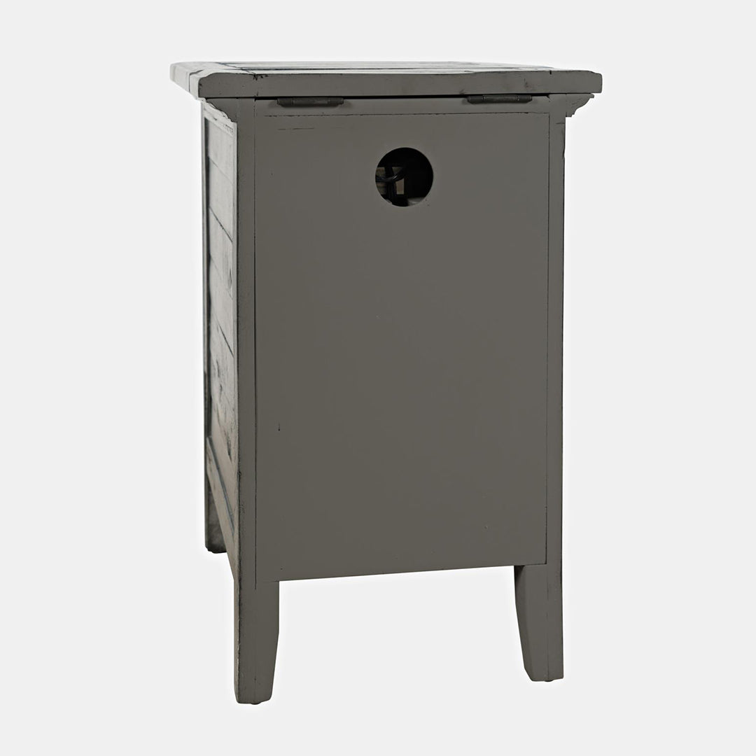 Craftsman Power Side Table - Stone