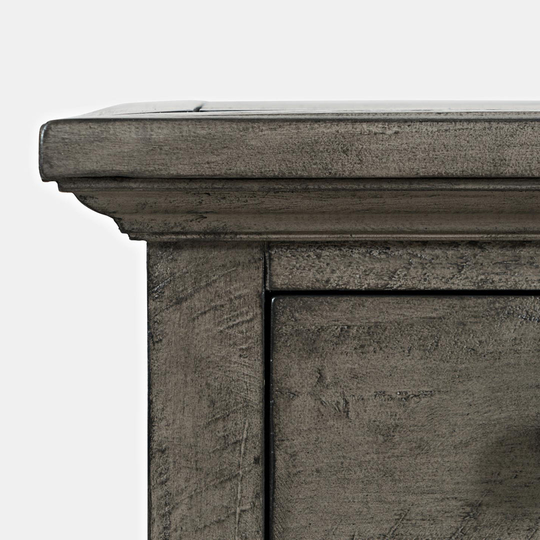 Craftsman Power Side Table - Stone