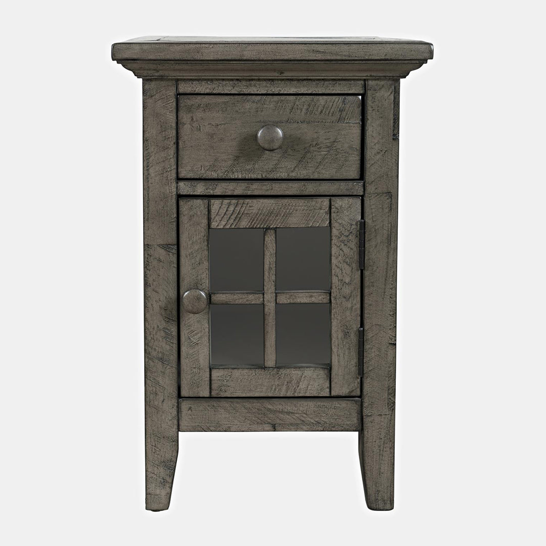 Craftsman Power Side Table - Stone