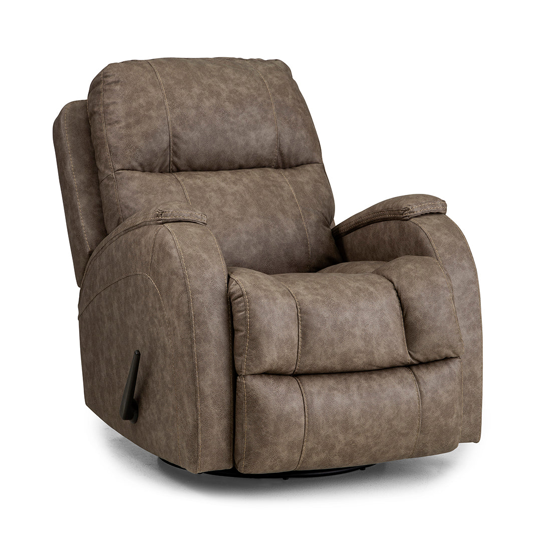 Sillón reclinable giratorio Zena 