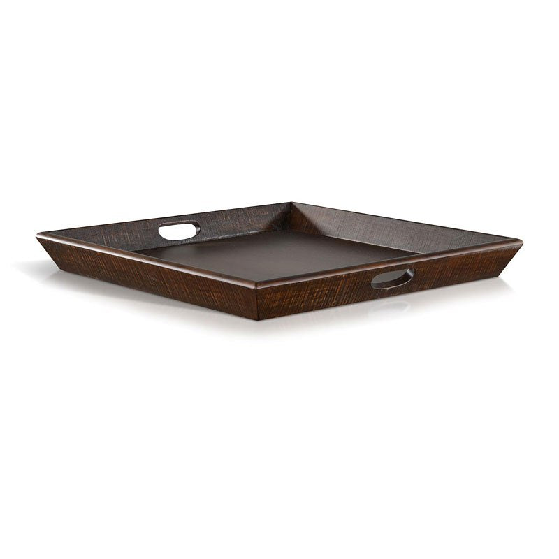 Homestead Ottoman Tray - Brown