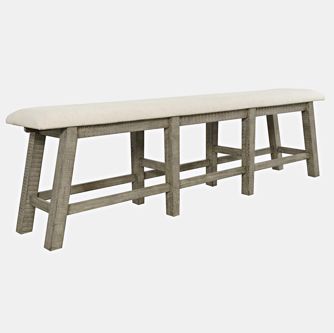 Telluride Driftwood Counter Bench