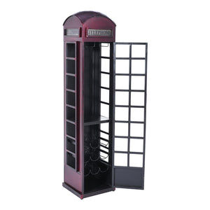 Vintage Phone Booth Bar