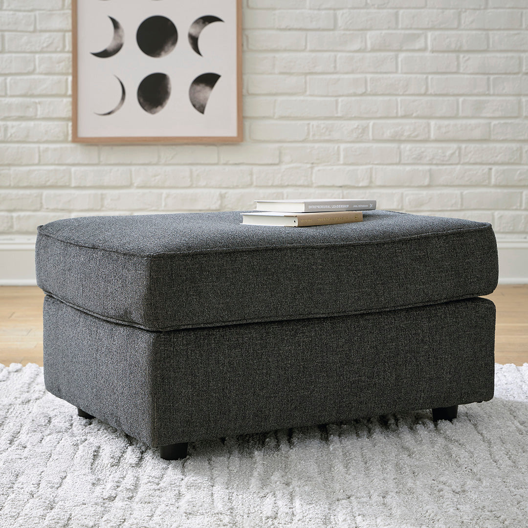 Cascilla Ottoman - Slate