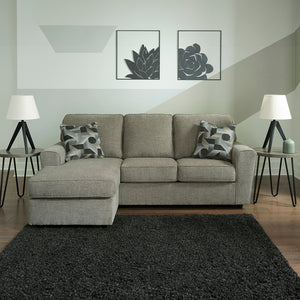 Cascilla Sofa Chaise - Pewter