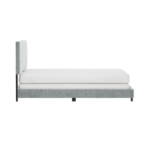 Channel Upholstered Bed - Queen