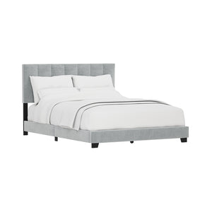 Channel Upholstered Bed - Queen