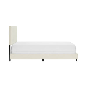 Channel Upholstered Bed - Queen