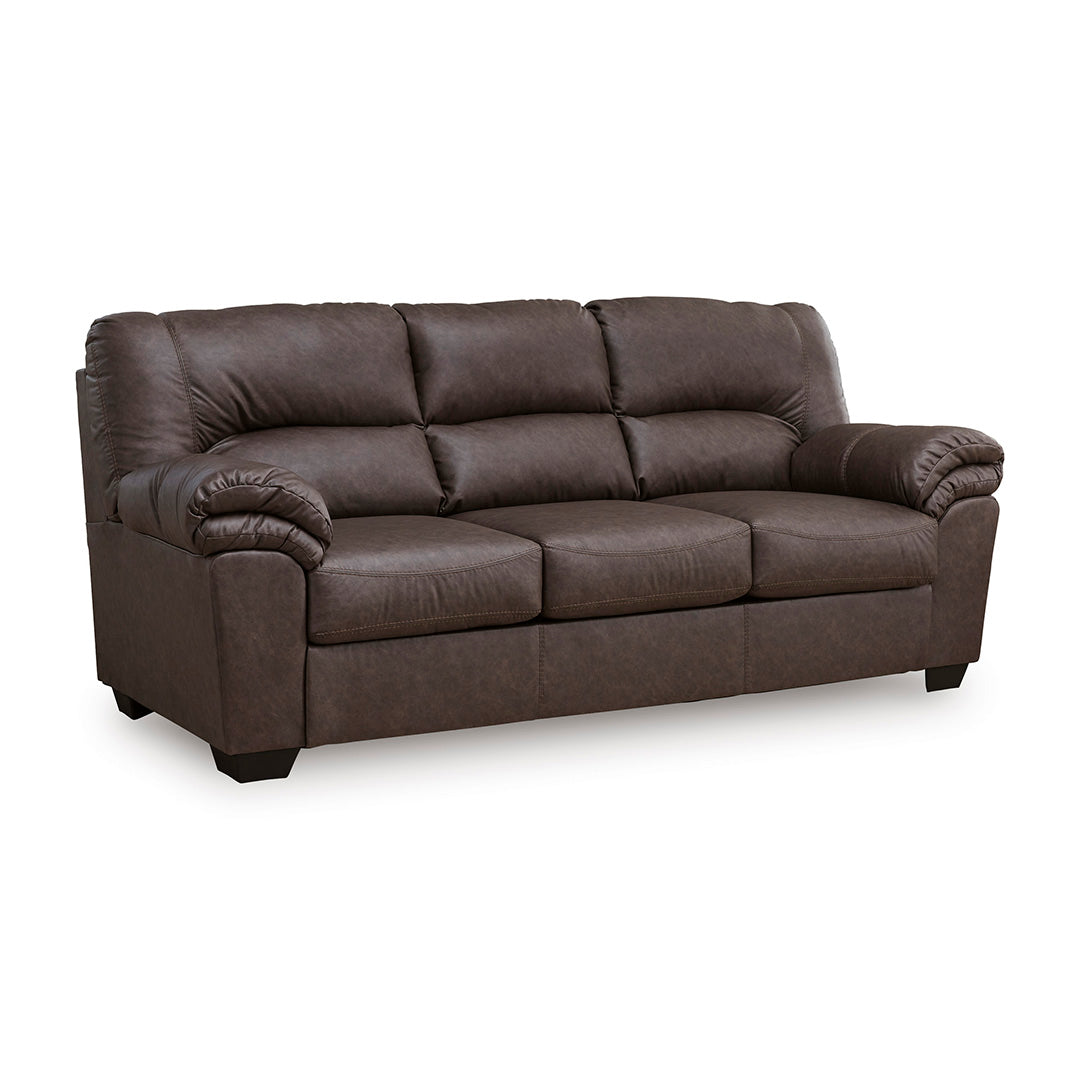 Willow Sofa from Signature Design by Ashley in Faux Leather / Leather-Look with Reversible Cushions, Reversible Cushions - Angle view