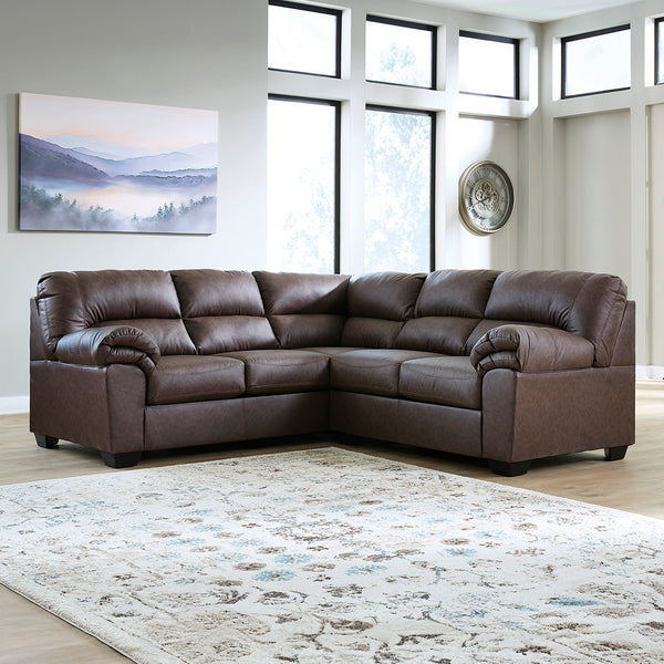 Willow Sectional II (2-Piece) from Signature Design by Ashley in Faux Leather / Leather-Look - Alternate angle