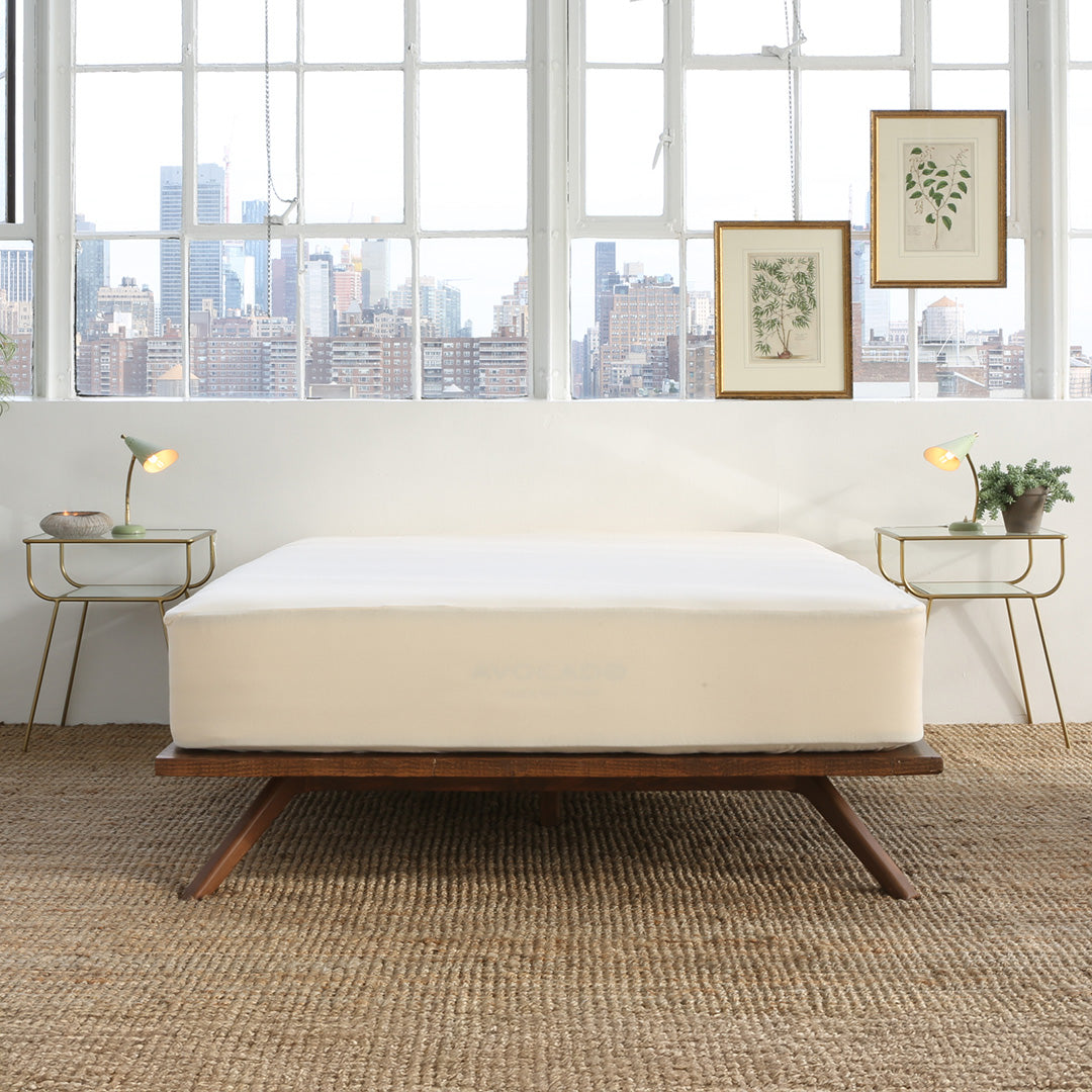 Avocado Standard Green Mattress - GOTS and GOLS certified organic mattress for stomach sleepers