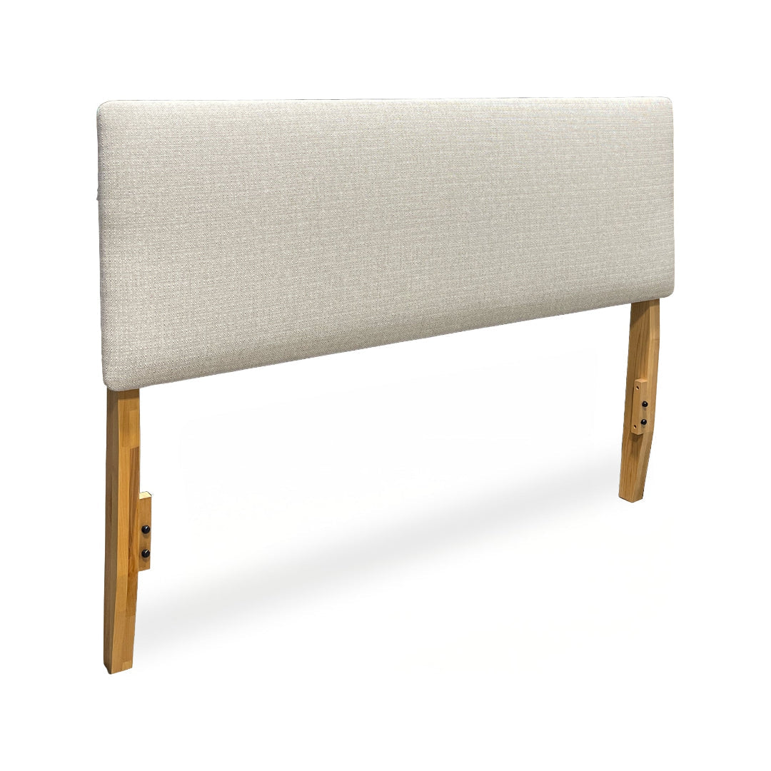 2-West Upholstered Queen Headboard - Beige