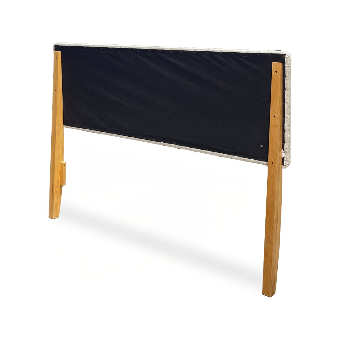 2-West Upholstered Queen Headboard - Beige