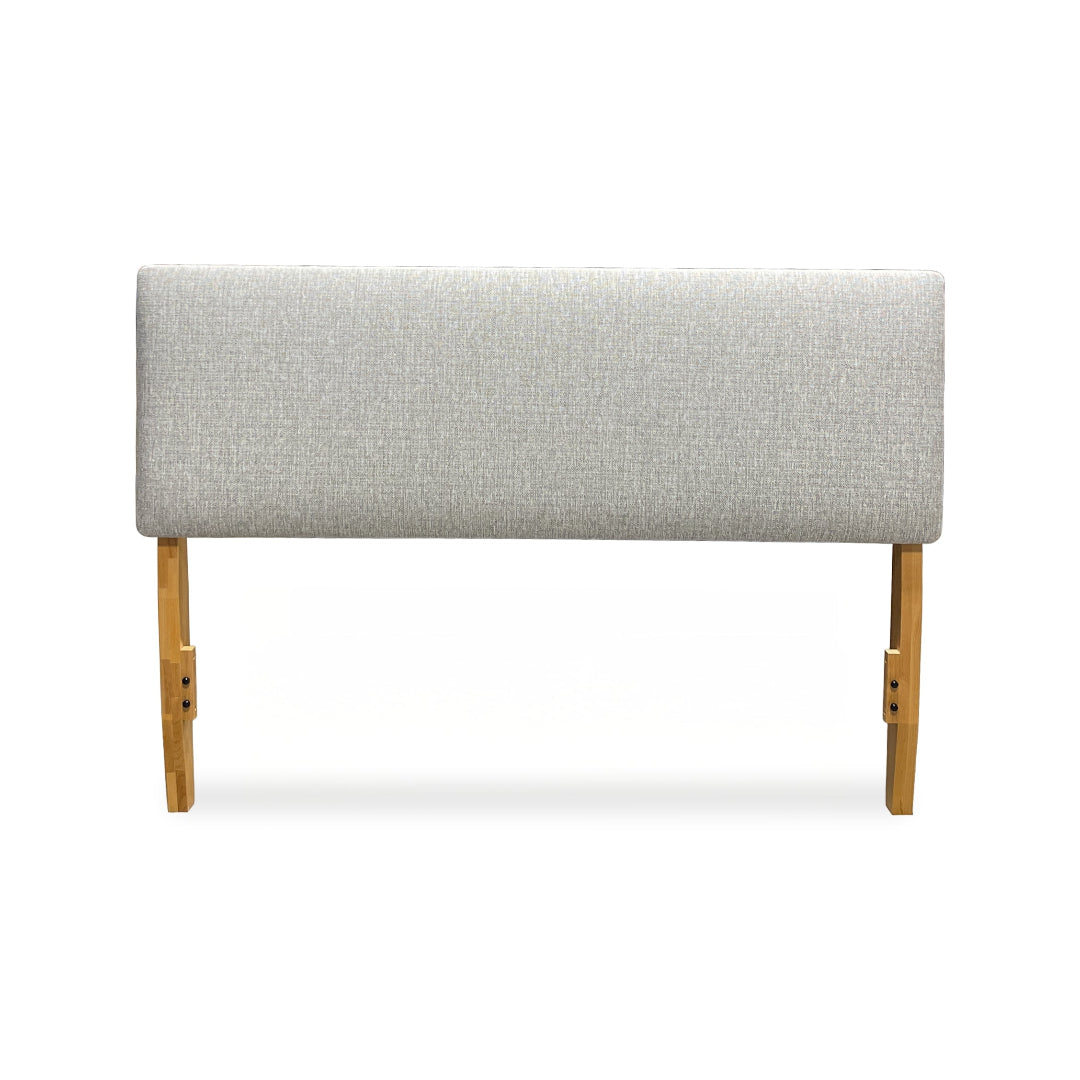 2-West Upholstered Queen Headboard - Gray