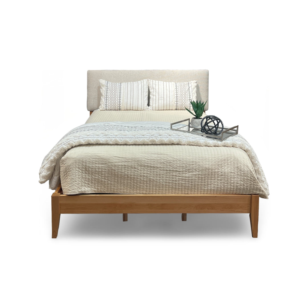 2-West Upholstered Queen Headboard - Beige