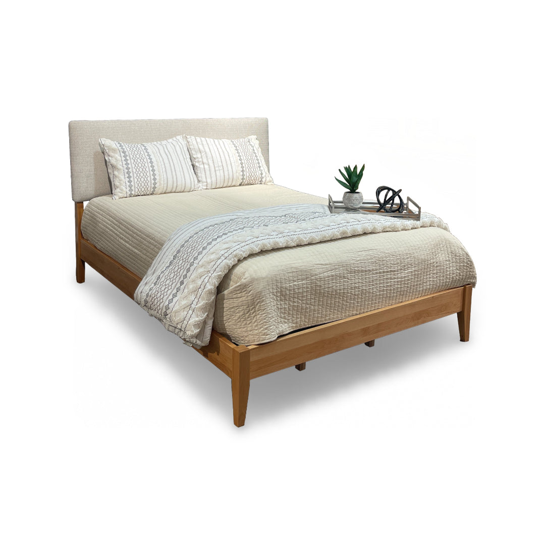 2-West Upholstered Queen Headboard - Beige