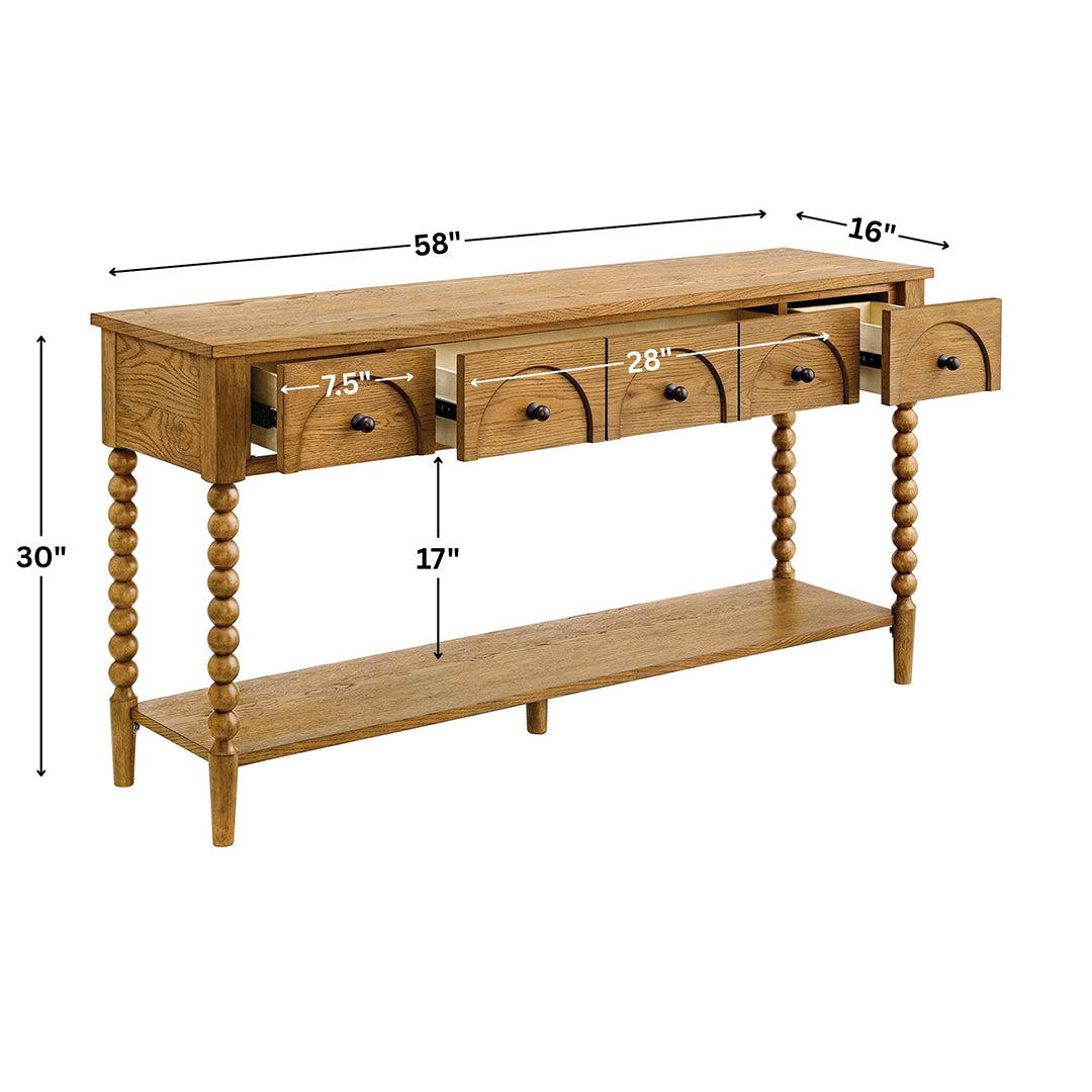 Mabel Sofa Table from Sandberg Furniture in Veneer - Additional view 16