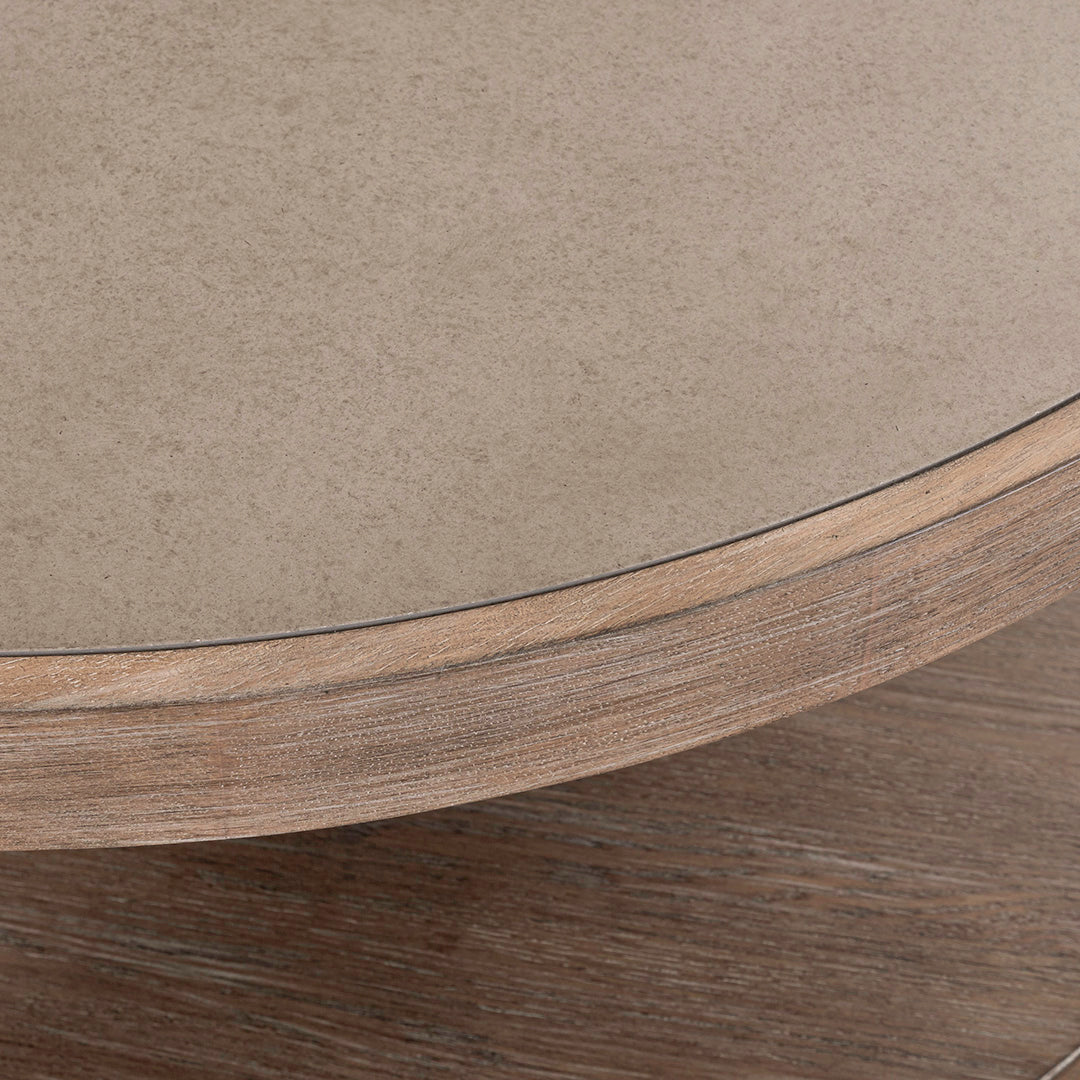 South Bend Round Cocktail Table from Liberty Furniture in Brown with Casters - Additional view 6