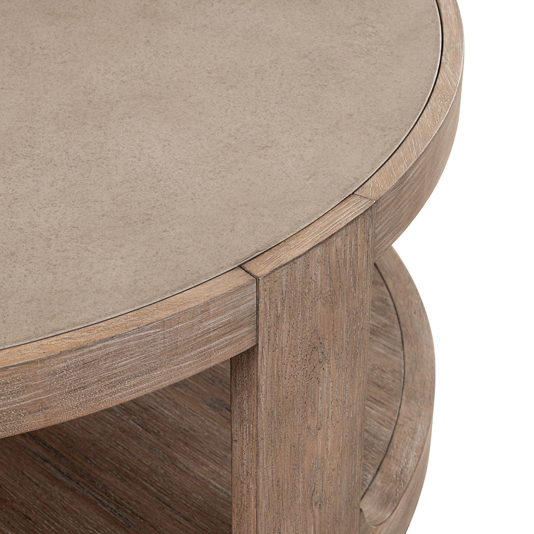 South Bend Round Cocktail Table from Liberty Furniture in Brown with Casters - Additional view 7