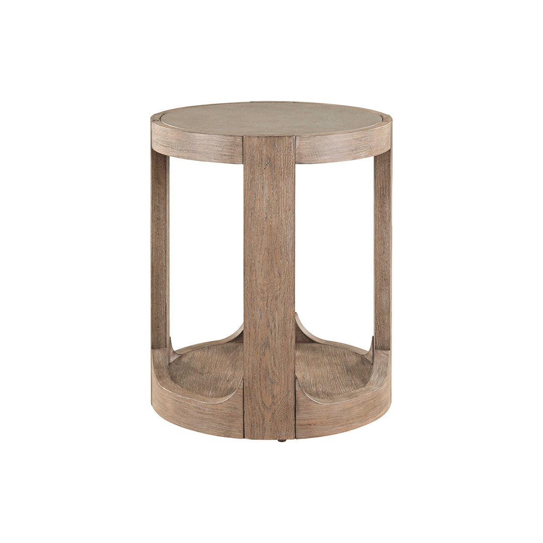 South Bend Round Side Table from Liberty Furniture in Brown - Additional view 4