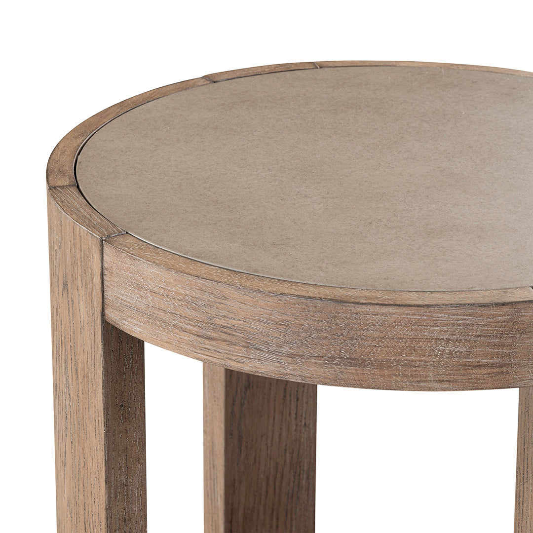 South Bend Round Side Table from Liberty Furniture in Brown - Additional view 6