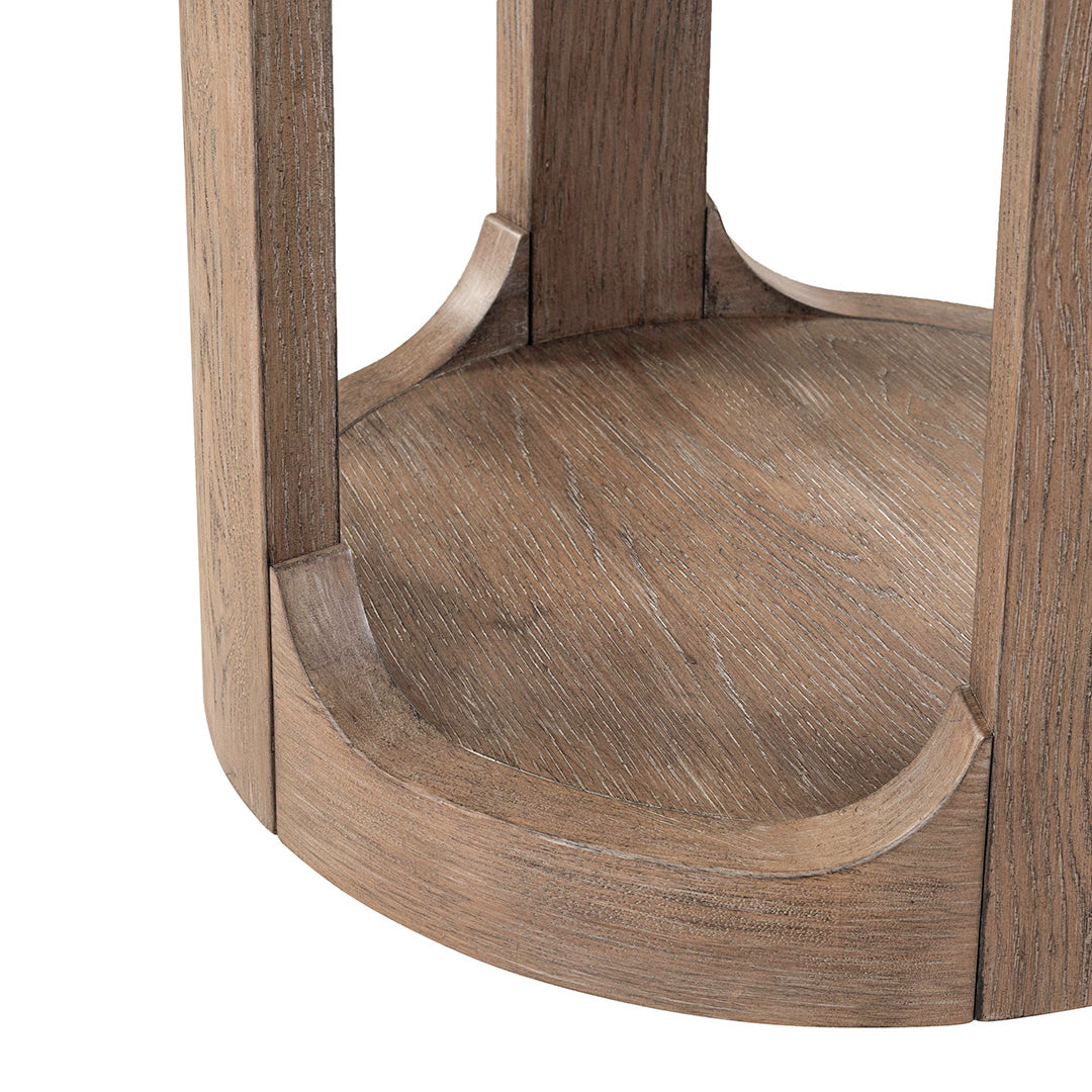 South Bend Round Side Table from Liberty Furniture in Brown - Additional view 7