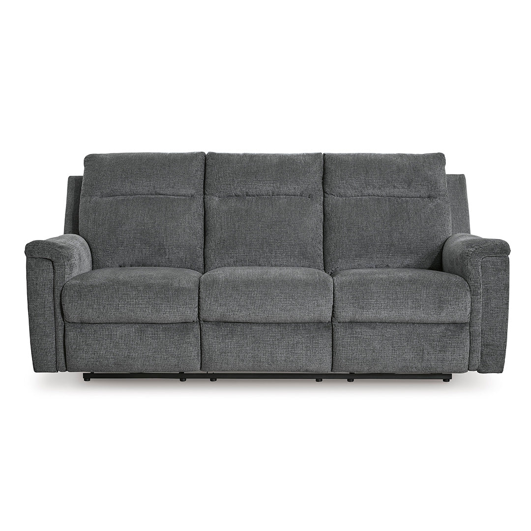 Barnsana Power Reclining Sofa and Recliner from Signature Design by Ashley in Gray - Additional view 5