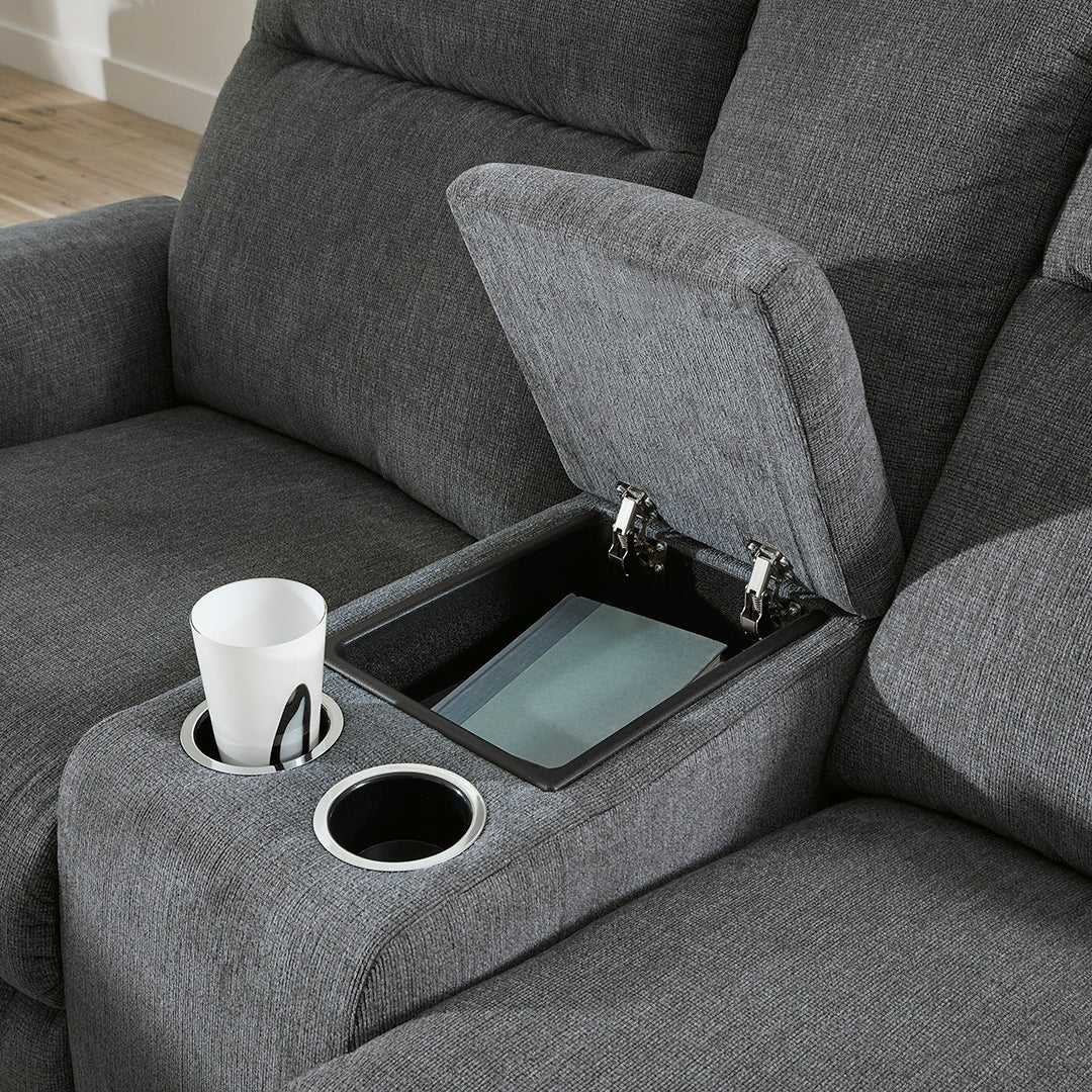 Barnsana Power Reclining Loveseat with Console