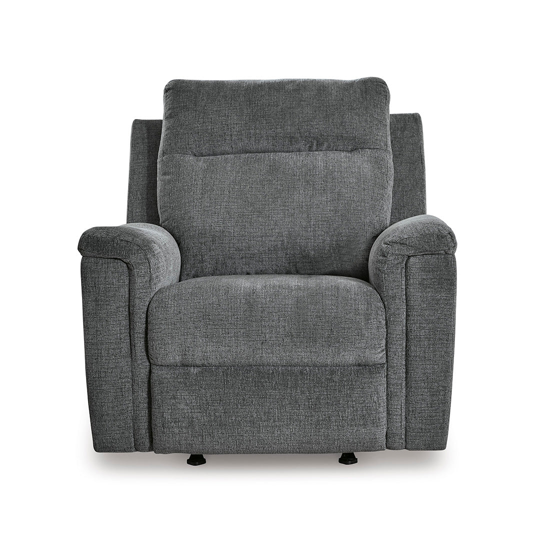Barnsana Power Reclining Sofa and Recliner from Signature Design by Ashley in Gray with Power Recline, USB Port - Additional view 10
