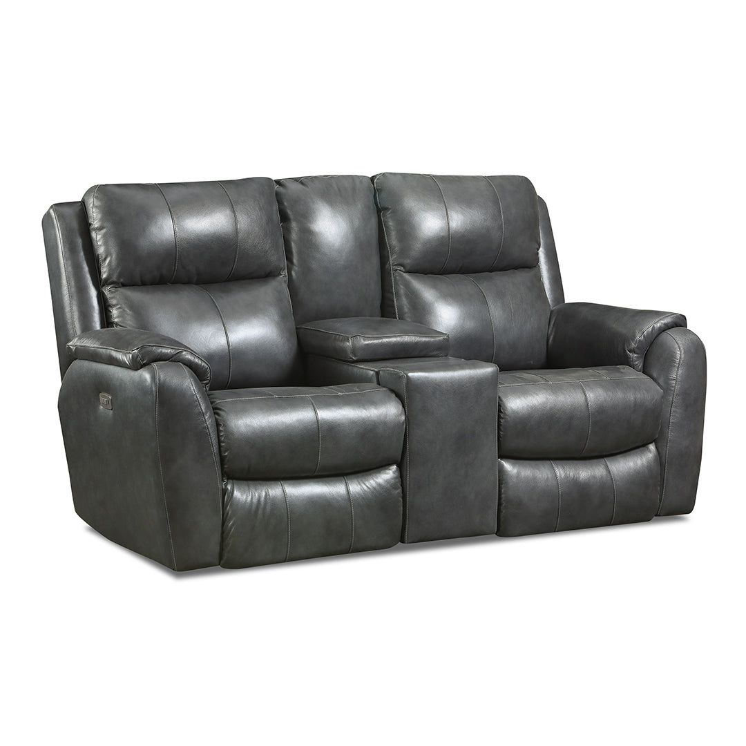 Loveseat reclinable eléctrico Marquis con consola 
