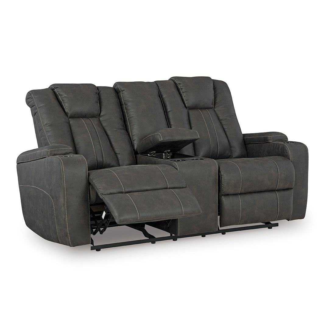 Batavia Pier Reclining Loveseat with Console
