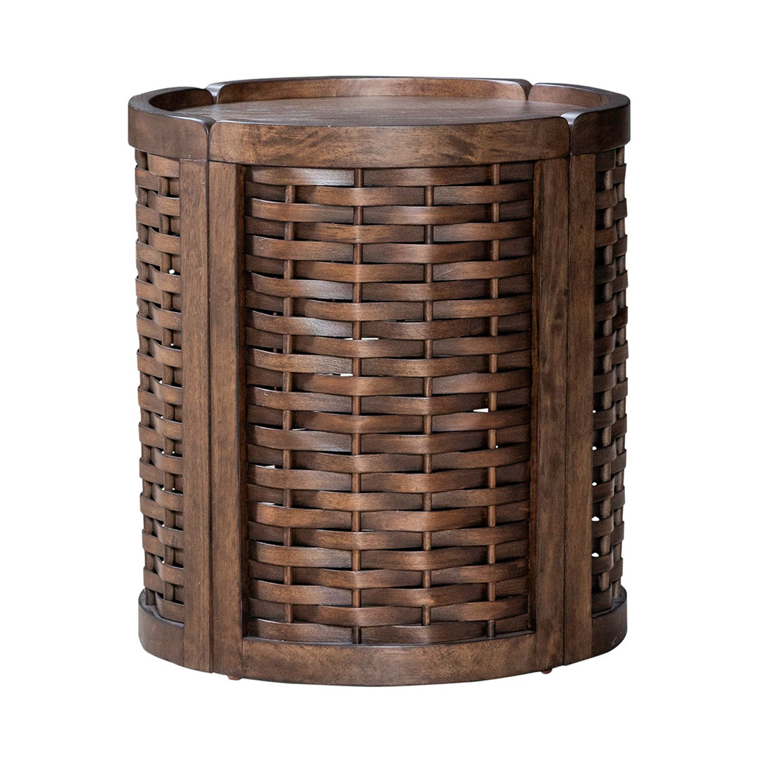 Mesa auxiliar redonda de Warren Park 