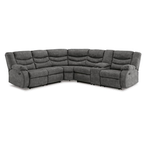 Partymate 2pc Reclining Sectional with Console