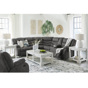 Partymate 2pc Reclining Sectional with Console