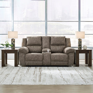 Laresview Reclining Loveseat with Console